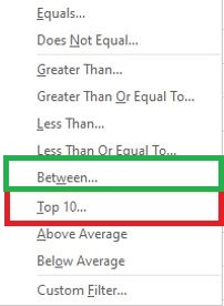 Giải vnen tin 7 bài 13: Lọc dữ liệu