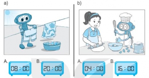 [KNTT] Giải VBT Toán 2 bài 29: Ngày - giờ, giờ - phút