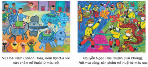 [KNTT] Giải SBT Mĩ thuật 6 bài 11: Hòa sắc trong tranh chủ đề lễ hội