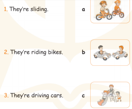 Giải SBT Tiếng Anh 2 Unit 11: In the playground