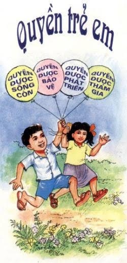 Thiết kế một tờ rơi về thực hiện quyền trẻ em của gia đình, nhà trường, xã hội.