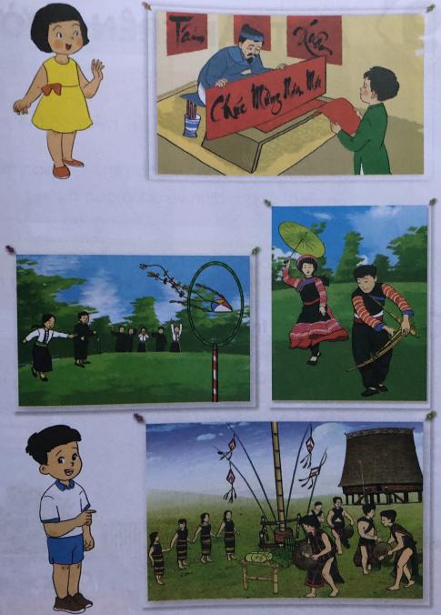 [Cánh diều] Giải tự nhiên và xã hội 1 Bài 8: Tết nguyên đán