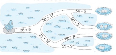 [KNTT] Giải VBT Toán 2 bài 22: Phép trừ (có nhớ) số có hai chữ số cho số có một chữ số