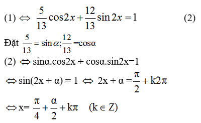 Giải Bài 3: Một số phương trình lượng giác thường gặp