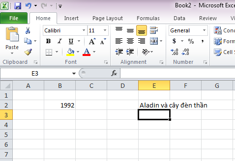 Giải vnen tin 7 bài 2: Các thành phần cơ bản của trang tính