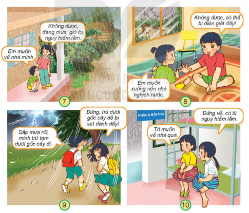 [Kết nối tri thức và cuộc sống] Giải tự nhiên xã hội 2 bài 30: Luyện tập ứng phó với thiên tai