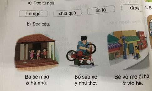 [Phát triển năng lực] Tiếng việt 1 bài 5E: Ôn tập ch - tr, x - y, ua - ưa - ia