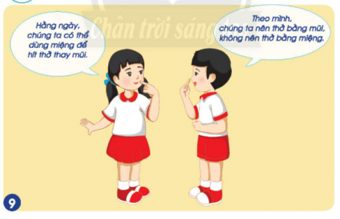 [Chân trời sáng tạo] Soạn tự nhiên và xã hội 2 bài 22: Chăm sóc, bảo vệ cơ quan hô hấp