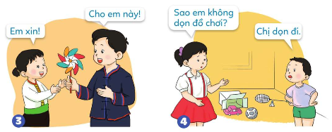 [Cánh diều] Giải đạo đức 1 bài: Em với anh chị em trong gia đình