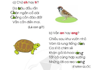 Chọn chữ r, d hoặc gi phù hợp với ô trống rồi giải câu đố.