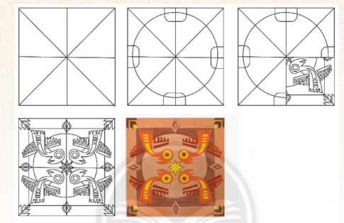 	[Chân trời sáng tạo] Giải mĩ thuật 6 bài 3 trang 55: Thảm trang trí với họa tiết trống đồng
