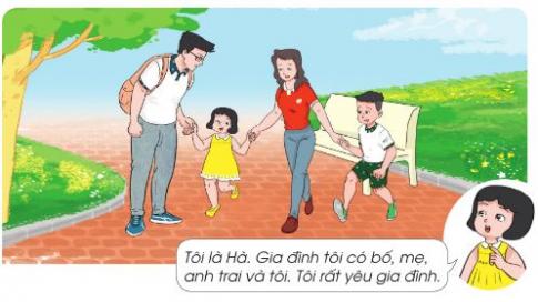 [Cánh diều] Giải tự nhiên và xã hội 1 Bài 1:Gia đình em