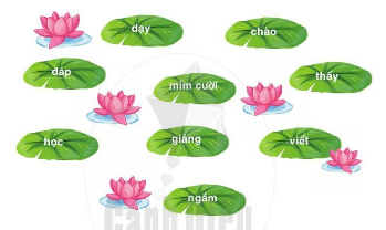 Từ ngữ chỉ hoạt động của cô giáo. Từ ngữ những chuyển động của học sinh