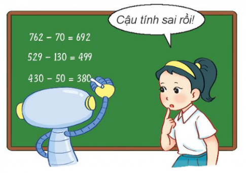 [Kết nối tri thức và cuộc sống] Giải toán 2 bài 62: Phép trừ (có nhớ) trong phạm vi 1 000