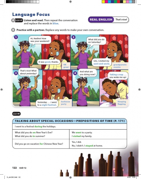 [Cánh Diều] Soạn tiếng Anh 6 Unit 12: What do you usually do for New year's?