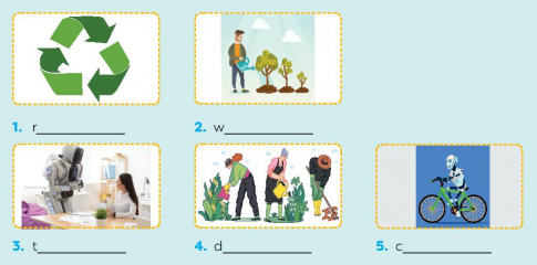 Giải SBT tiếng anh 6 Global success: Test yourself 4