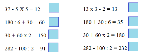 Giải bài tính giá trị của biểu thức (tiếp theo)