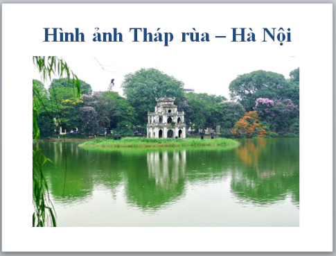 Giải vnen tin 9 bài 6: Thêm hình ảnh vào trang chiếu