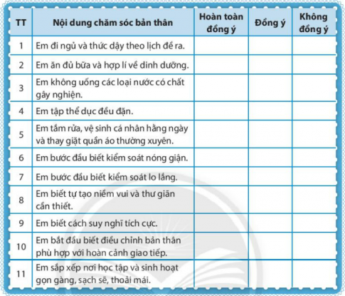 [CTST] Giải SBT Hoạt động trải nghiệm, hướng nghiệp 6 bài: Tự đánh giá trang 18
