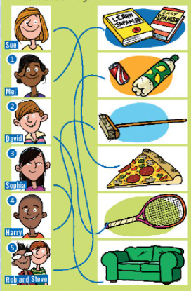 [Friends plus] Giải tiếng Anh 6 unit 5 Food and Health - Puzzles and games