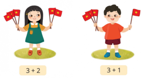 [Cánh diều] Giải toán 1 bài: Làm quen với phép cộng - Dấu cộng