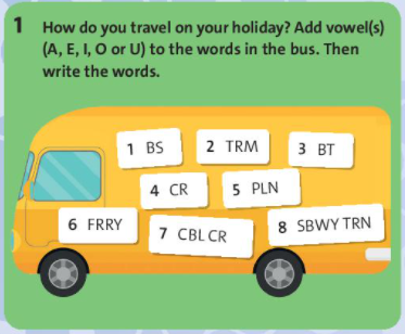 [Friends plus] Giải tiếng Anh 6 unit 8: Going away - Puzzles and Games