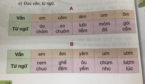 [Phát triển năng lực] Tiếng việt 1 bài 12B: Ôn tập am - ăm - âm, om - ôm - ơm, em - êm - im, um - uôm, ươm - iêm - yêm