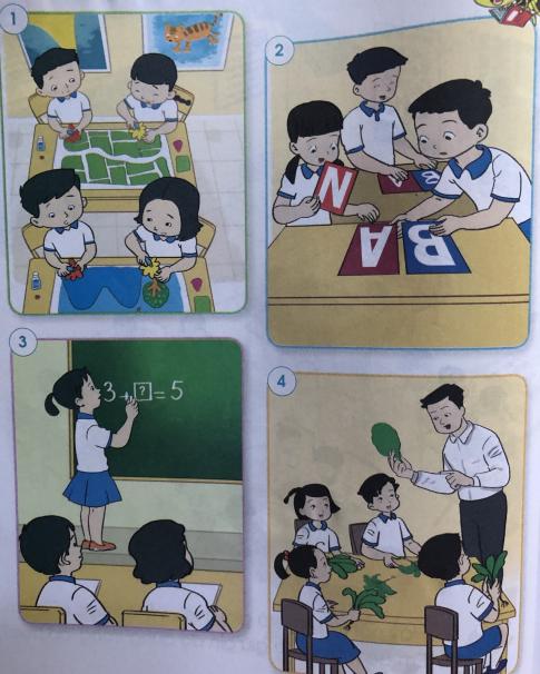 [Cánh diều] Giải tự nhiên và xã hội 1 Bài 4: Lớp học của em