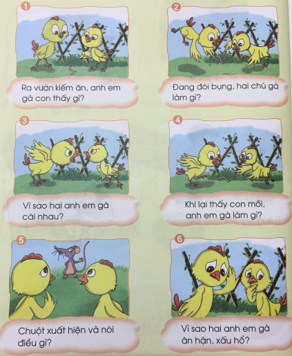 [Cánh điều] Giải Tiếng Việt 1 tập 1 bài 14: Hai chú gà con