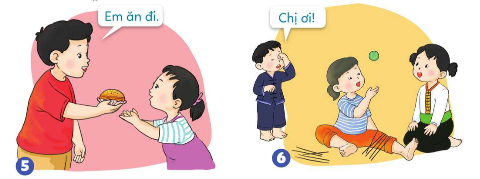 [Cánh diều] Giải đạo đức 1 bài: Em với anh chị em trong gia đình