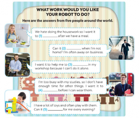 Giải SBT tiếng anh 6 Global success unit 12: Vocabulary & Grammar