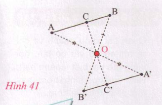 Giải VNEN toán 8 bài 5: Hình có tâm đối xứng
