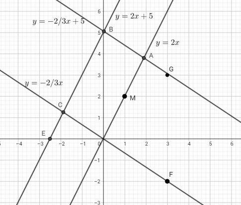 Hướng dẫn giải câu 15 bài Đồ thị của hàm số y = ax + b