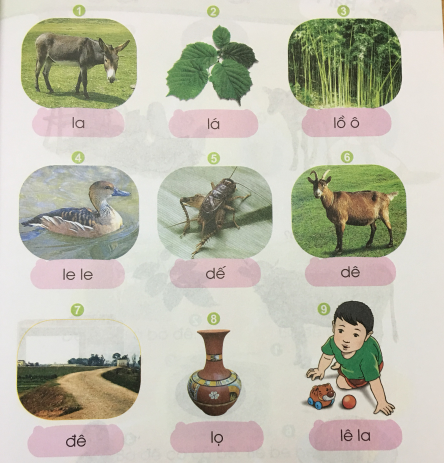 [Cánh điều] Giải Tiếng Việt 1 tập 1 bài 10: Chữ cái ê, l