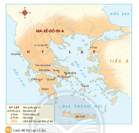 [CTST] Giải SBT lịch sử và địa lí 6 bài 10: Hy Lạp cổ đại