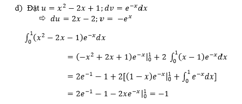 Hướng dẫn giải câu 4 bài Tích phân