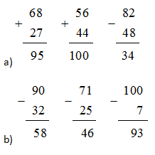 Giải bài : Ôn tập về phép cộng và phép trừ (tiếp theo) -Toán lớp 2 trang 83