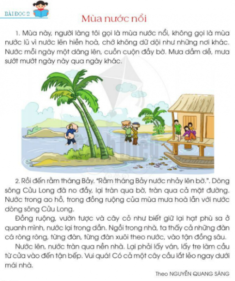 [Cánh Diều] Giải tiếng việt 2 bài 29: Con người với thiên nhiên