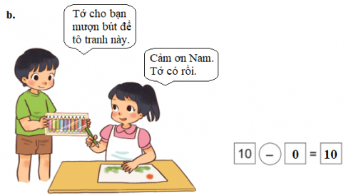 [Phát triển năng lực] Giải toán 1 bài: Trừ trong phạm vi 10