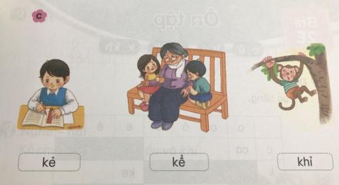 [Phát triển năng lực] Tiếng việt 1 bài 2D: k, kh