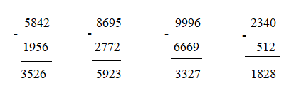 Giải câu 2 trang 104 toán tiếng anh 3