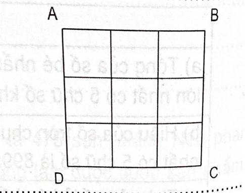Phiếu bài tập ôn tập học kì 1 toán 4 tập một (Đề B1)