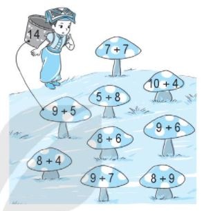 [KNTT] Giải VBT Toán 2 bài 7: Phép cộng (qua 10) trong phạm vi 20