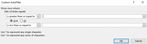 Giải vnen tin 7 bài 13: Lọc dữ liệu