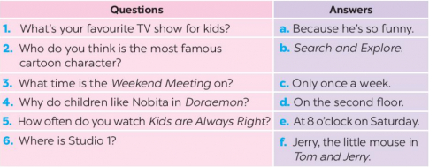 Giải SBT tiếng anh 6 Global success unit 7: Vocabulary & Grammar