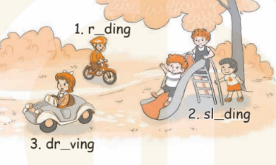 Giải SBT Tiếng Anh 2 Unit 11: In the playground