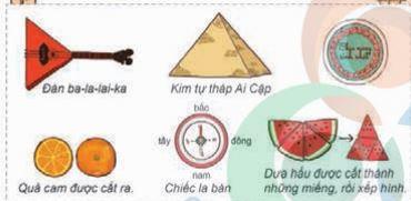 [Phát triển năng lực] Giải toán 1 bài: Hình tam giác, hình tròn