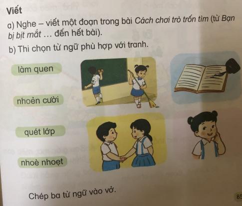 [Phát triển năng lực] Tiếng việt 1 bài 28B: Học cách vui chơi