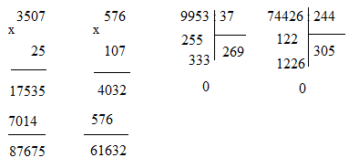 Đáp án phiếu bài tập tuần 32 đề A toán 4 tập hai