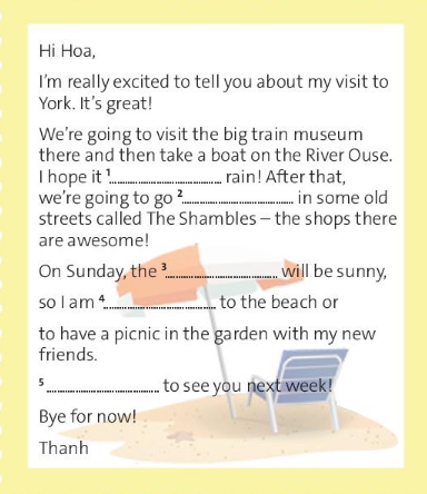 [Friends plus] Giải tiếng Anh 6 PROGRESS REVIEW 4